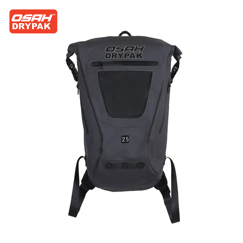 Motorcycle Gear Travel Bag - OSAH Gri Motosiklet Çantası 25L Büyük