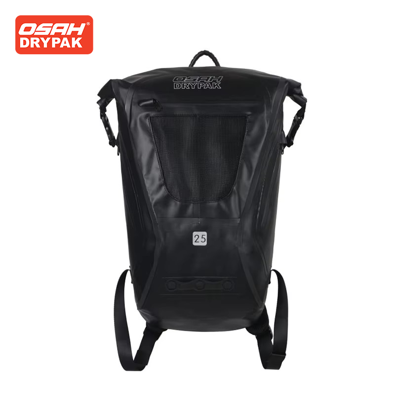 Motorcycle Gear Travel Bag - OSAH Siyah Motosiklet Çantası 25L Büyük