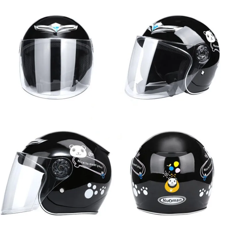 Motorcycle Gear For Kids - Hafif Çocuk Bisikleti Açık Yüz Kaskı