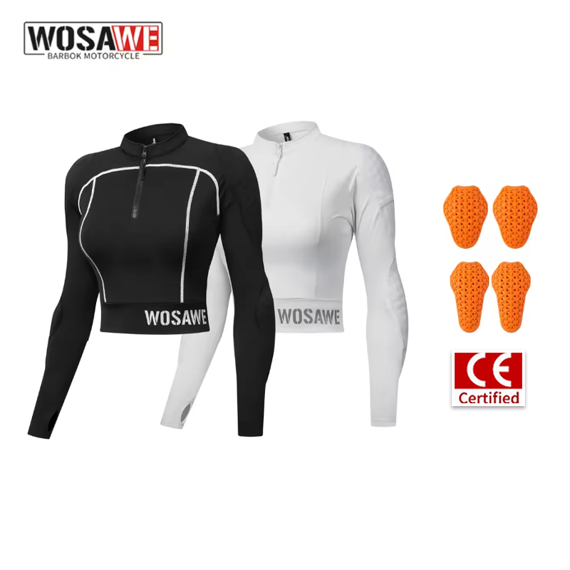 Motorcycle Gear Jacket Women - WOSAWE Kadın Motosiklet Sürüş Gömleği Yazlık
